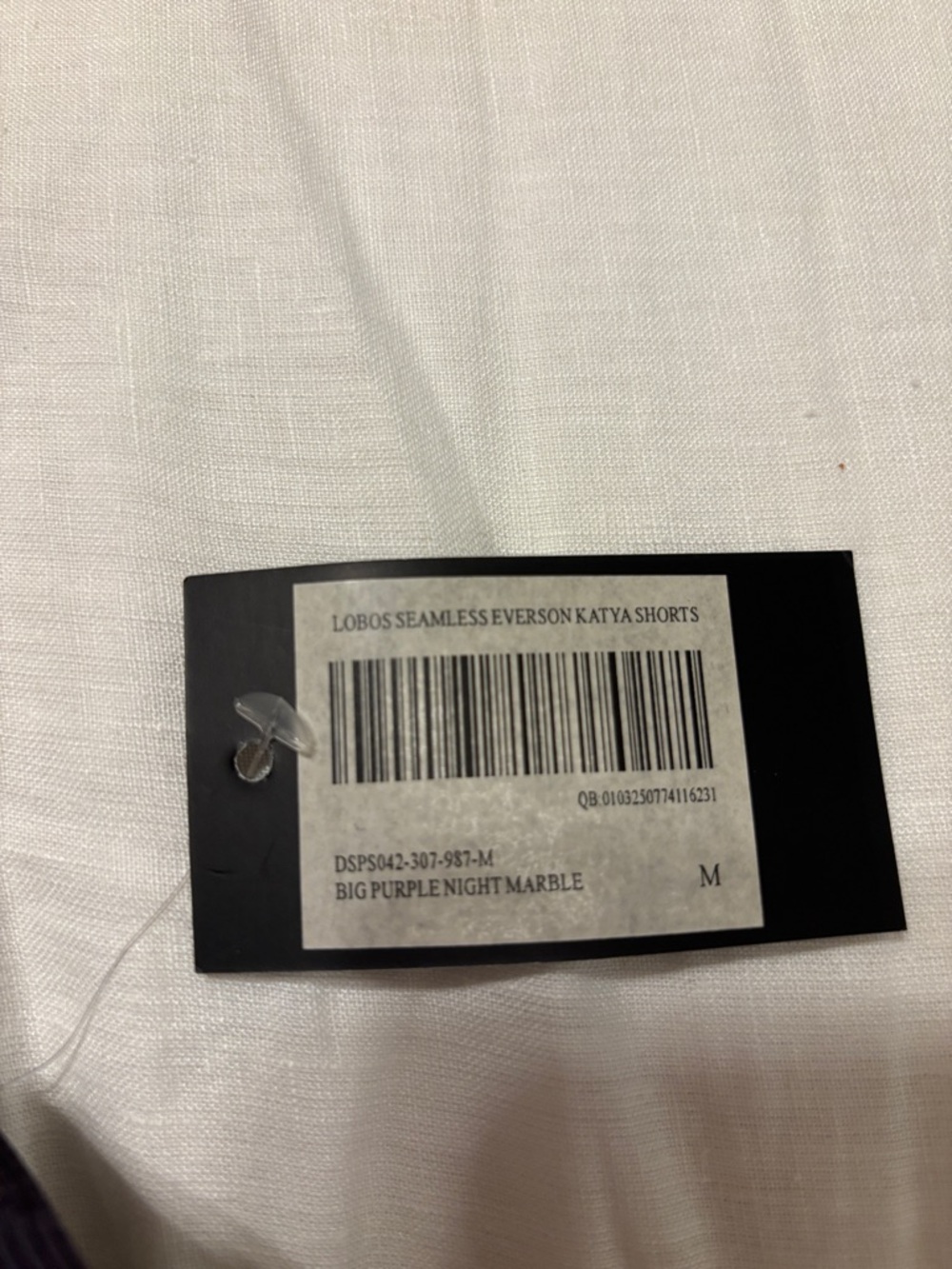DarcSport Black Tie-Dye Seamless Mid Rise Shorts - Picture 4 of 4